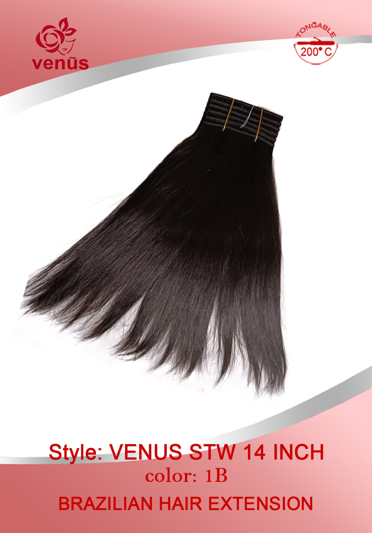 Straight weave 14 inch